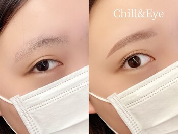 チルアンドアイ 千葉駅前店(Chill&Eye)/美眉スタイリング/BeforeAfter