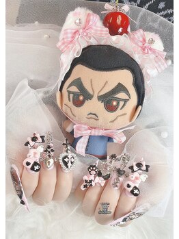 ゴテかわ(GOTE KAWA)/長さだし、地雷ネイル