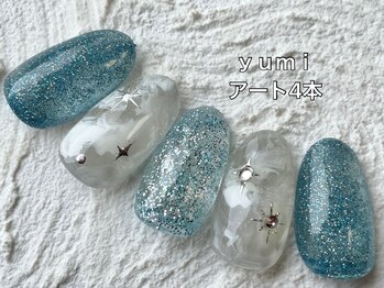 yumi/ 4本アート