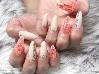 アンジュ(Ange)/ホログラム/春ネイル/キラキラ