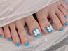 【オシャレは足元から♪ハンドネイルNGの方にも◎】フット定額デザインA¥5000