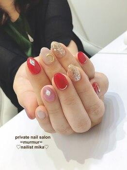 プライベート ネイルサロン マーマ(murmur)/キラキラネイル