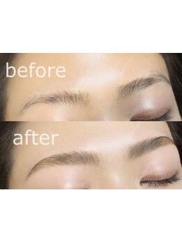 アイブロウメニューがあるサロン