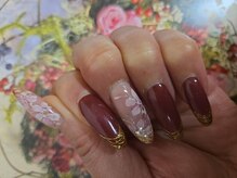 ネイルサロンアンドネイルスクールアートローズ 町田店(Art Rose)/お花ネイル