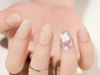 エムスラッシュネイル 本牧店(M SLASH)/フラワーネイル