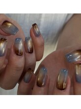 アンネ 千葉中央店(ANNE)/blue × brown