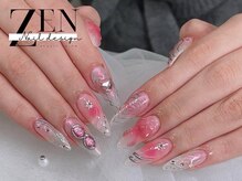 ゼン ネイル デザイン 池袋(ZEN NAIL DESIGN)/* 長 さだしやり放題×つけ放題