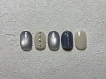 ピース(PEACE)/マグネット　ブルー　シンプル