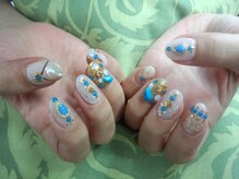 ココネイル(COCO NAIL)/ターコイズ　ＬＯＶＥ　★