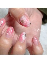 アイビーネイル(ivy-nail)/たらし込みフラワー