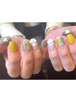 ショートネイルデザインが豊富