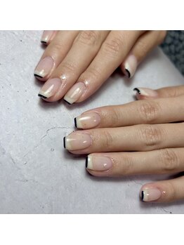 #ダブルフレンチネイル