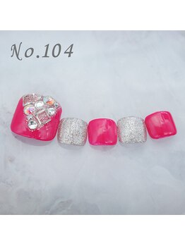はあとねいる 枚方店/フットネイル：No.104