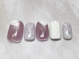 60min◆ニットネイル