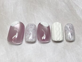ネイル シンデレラ(Nail☆Cinderella)/60min◆ニットネイル
