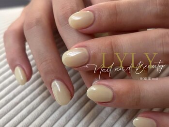 リリー ホリエネイル(LYLY HORIE nail)/バターカラー