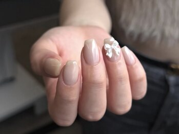 フィロンネイル 三宮元町店(filonnail)の写真/周りに褒められるニュアンスデザイン多数。毎月フォトギャラ更新中*細部の質感/奥行きにこだわるアートを。