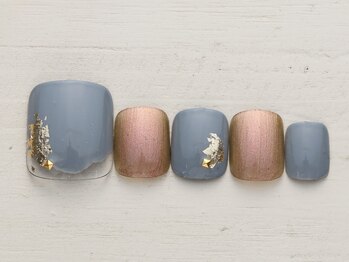 ネイルミックス 自由が丘店(Nail Mix)/塗りかけバイカラー　4990円
