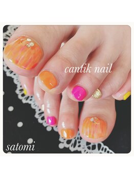 チャンティックネイル(cantik nail)/FOOT nail &nbsp;delapan