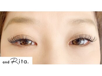 アンドリタ/マツエク：フラットラッシュ