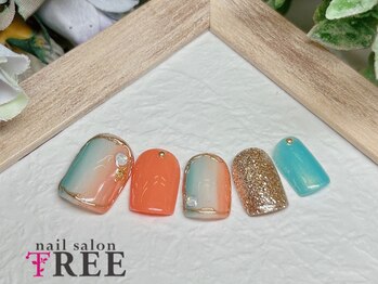 ネイルサロン トゥリー(TREE)/フットトレンド定額コース¥8800