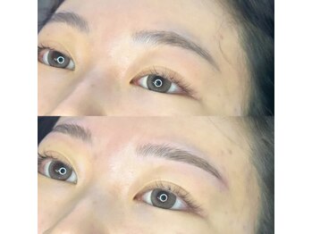 ブロウ(BROW)/【レディース眉毛】before after