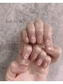 ハク ネイル バイジェービー 稲毛(hak nail byjb) お客様の桜ネイルですヽ(^o^)ペイントデザインお任せください!