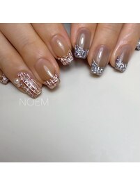 ツイードネイル