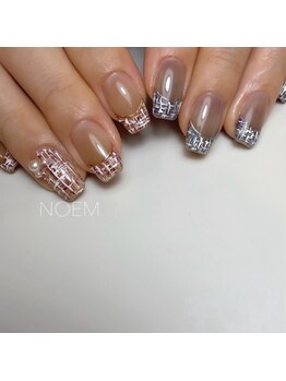 ノエム ネイルサロン(NOEM)/ツイードネイル