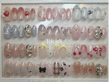 ネイルアンドまつげエクステ リッチエイト 原宿店(Rich8)の雰囲気(オフ無料色変え可/キャンペーン定額¥6980~韓国パーツ定額¥7980~)