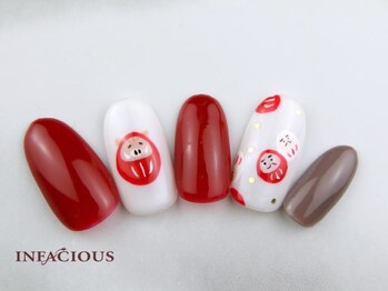 インフェイシャス 大丸福岡天神店/お正月ネイル 