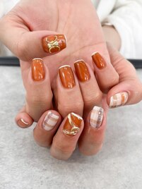 チェックネイル