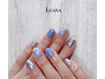 ルアナ(Luana)/ワンカラー/ラメ/マーブルネイル