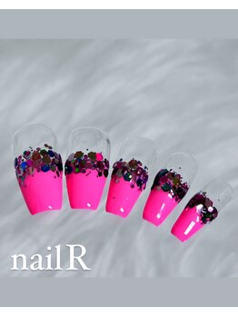 ネイルアール(nail R)/ピンクネイル♪