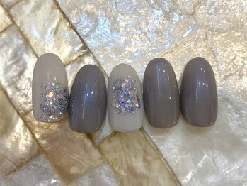 スリール(sourire by PRESS NAIL&EYELASH)/定額ハンド¥5,900(75分)