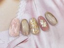 ピンクニュアンスネイル