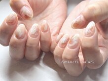アマネラ(Amanera)の雰囲気（爪の形・甘皮ケア、ジェルを塗る前もこだわり大切にしています♪）