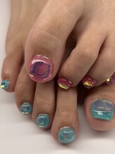 アヤネイルズ アンド アイラッシュ(AYA NAILZ.＆Eyelash)/氷ネイル♪