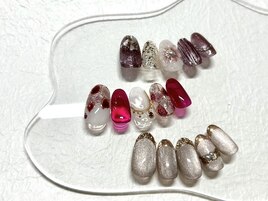 デザイン秋ネイル