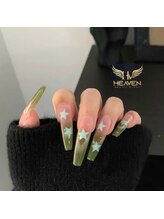 ヘブン ネイル 鶯谷(HEAVEN Nail)/Green Star Nail Art