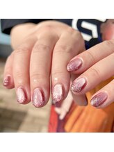 モア ネイル(more nail)/マグネット＋ラメグラデ