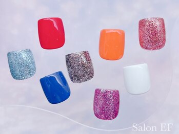 サロンイーエフ 名駅店(salon EF)/フットネイル　ワンカラー
