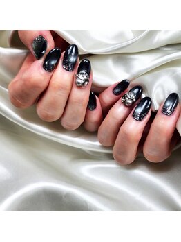 ネイルサロン ビホー/黒マグ