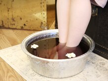 プライベートサロン LaLa Kiranah ララキラナの雰囲気(あったか~い足湯)