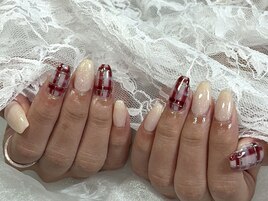 チェックネイル