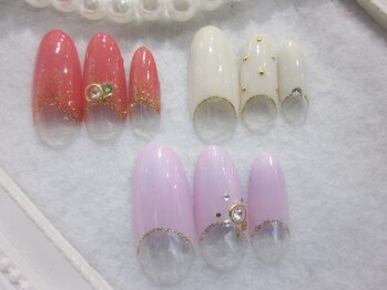 ネイルサロン 爪/逆フレンチセット