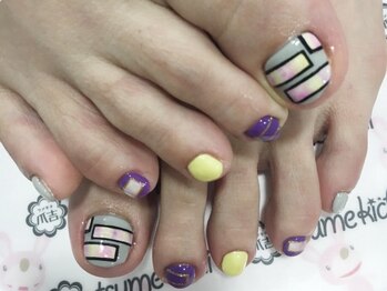 ネイルサロン 爪吉/モード感が素敵なフット☆