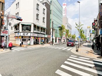 つばききよら/駅からの道順3.大通りをまっすぐ