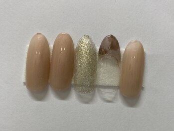 ティーネイル/ハンドジェルネイル/冬ネイル