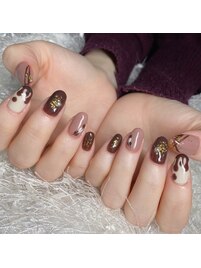 バレンタインネイル☆持ち込み